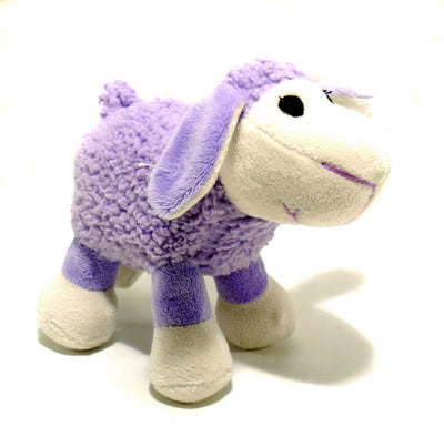 Ancol Small Bite Plush Lamb Toy Lilac 15cm